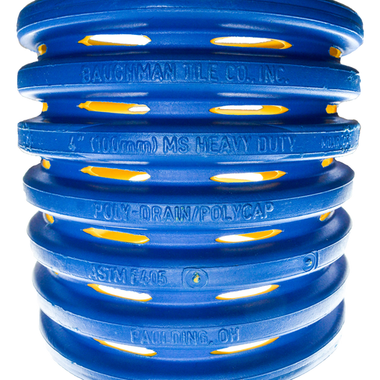 High Octane 8 Slot 4 Inch Corrugated Drainage Pipe