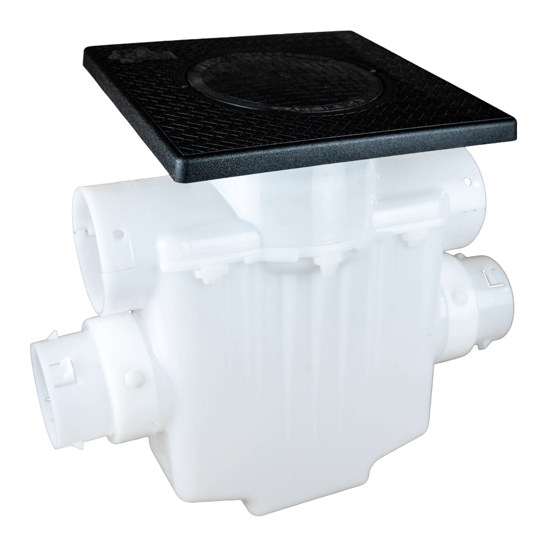 12×12 Catch Basin<br>Connects to 4 Inch SCH 40 PVC