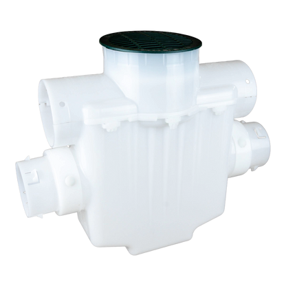 6 Inch Catch Basin<br>Connects to 4 Inch SCH 40 PVC