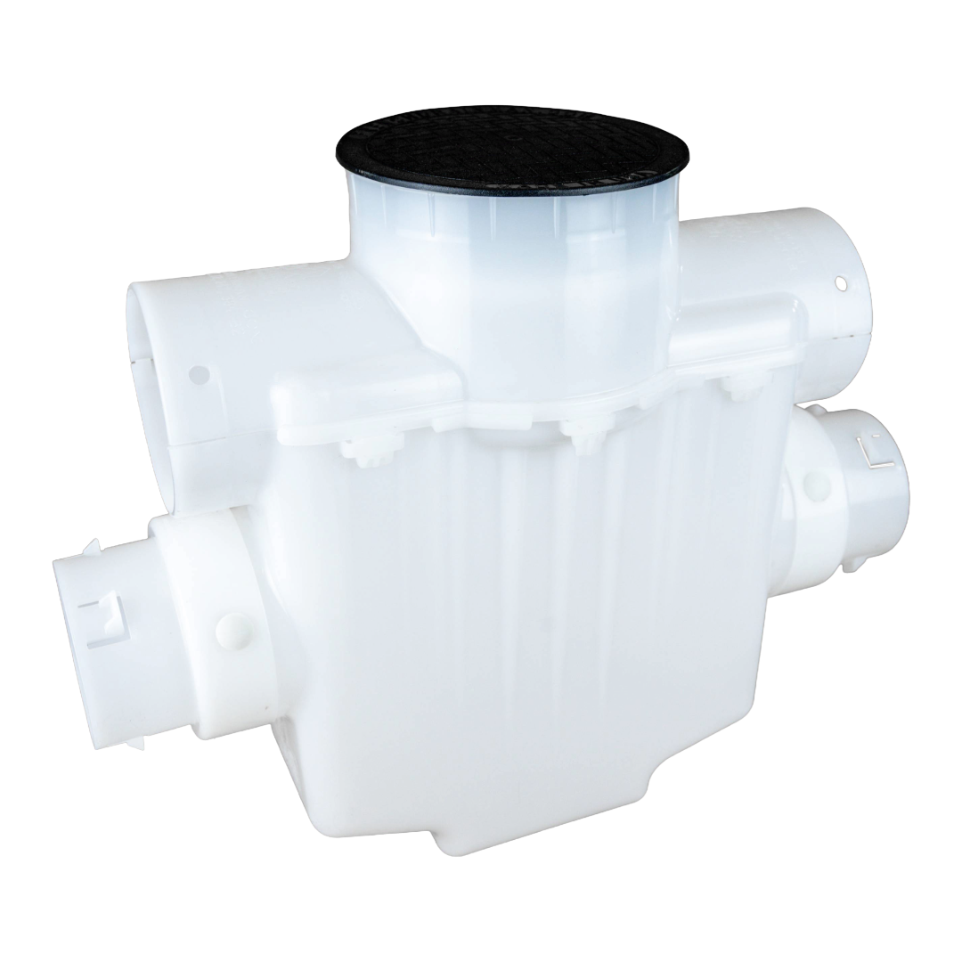 6 Inch Catch Basin<br>Connects to 4 Inch SCH 40 PVC