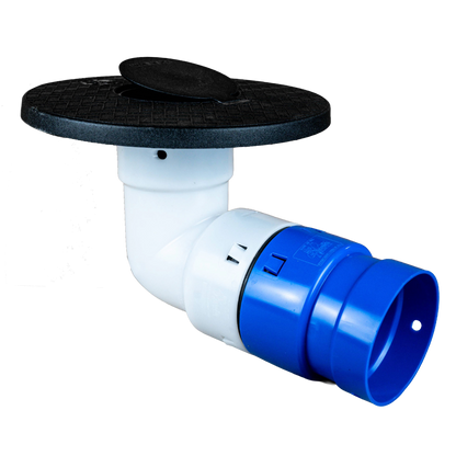 Not Quite a 90<br>Pop-Up Emitter<br>Connects to 4 Inch PVC