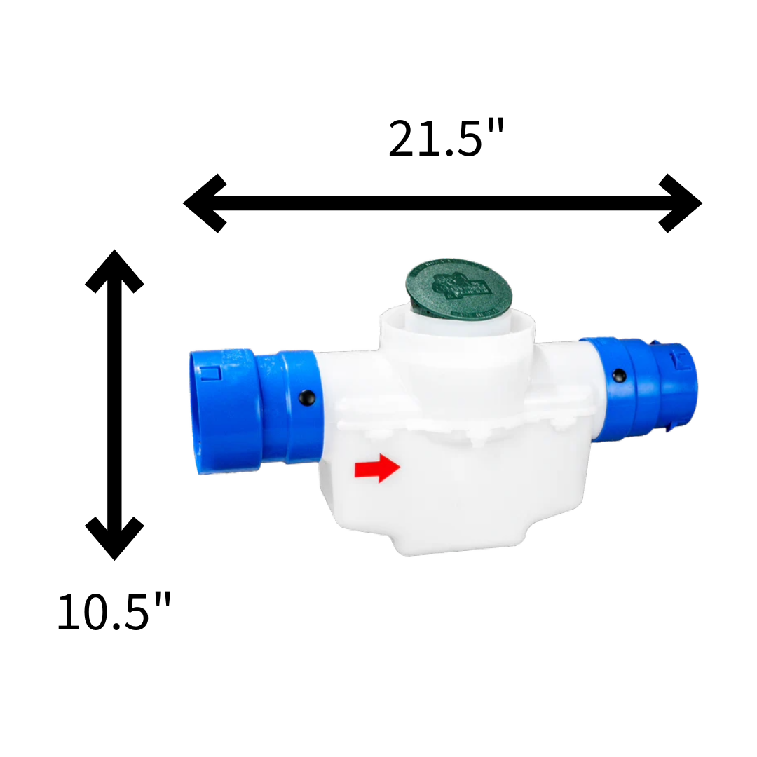 4 Inch Round Lid<br>Catch Basin<br>For 3 Inch OR 4 Inch Pipe