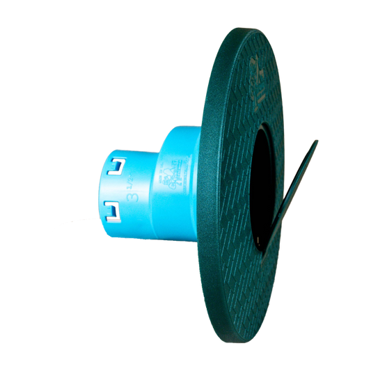 Flow Gate with Turf Restrictor Plate<br>Connects to 3½ Inch Corrugated