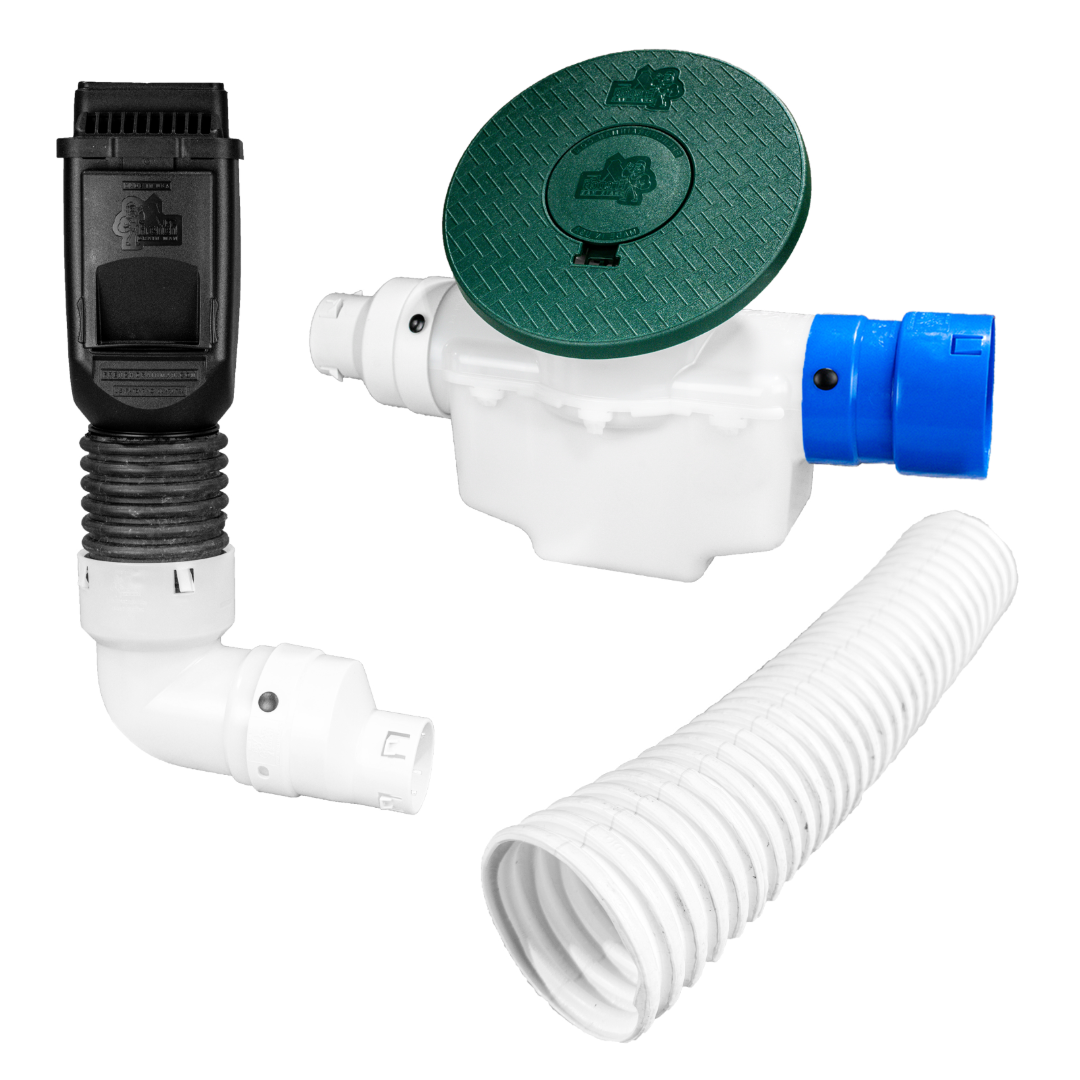 Ultimate Downspout Transition Kit<br>Black Leaf Filter