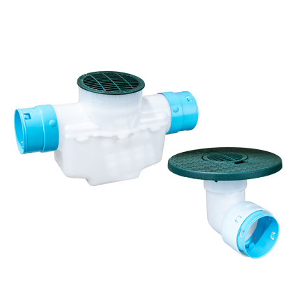 6 Inch Cover<br>Single Line Catch Basin<br>Grated Emitter Kit