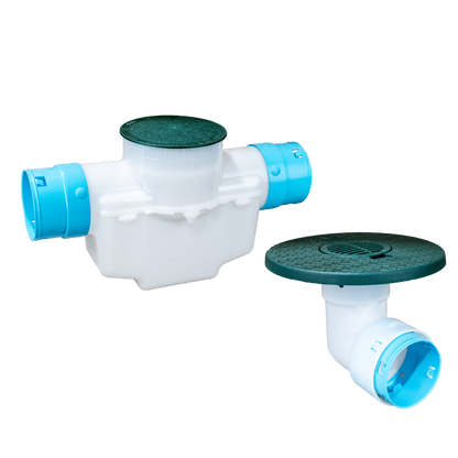 6 Inch Cover<br>Single Line Catch Basin<br>Grated Emitter Kit