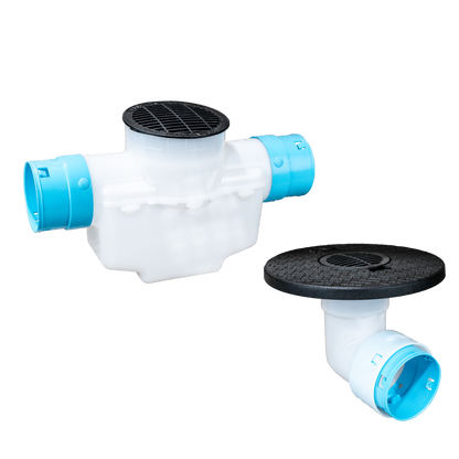 6 Inch Cover<br>Single Line Catch Basin<br>Grated Emitter Kit