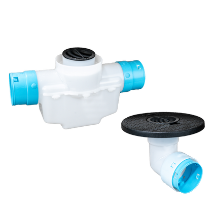 4 Inch Cover<br>Single Line Catch Basin<br>Grated Emitter Kit