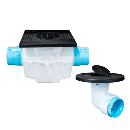 6 Inch Cover<br>Single Line Catch Basin<br>Pop Up Emitter Kit