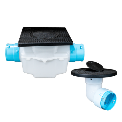 6 Inch Cover<br>Single Line Catch Basin<br>Pop Up Emitter Kit