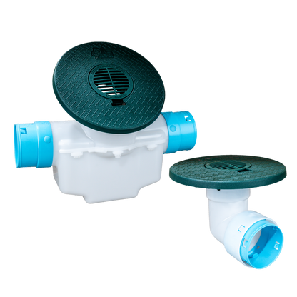 4 Inch Cover<br>Single Line Catch Basin<br>Grated Emitter Kit