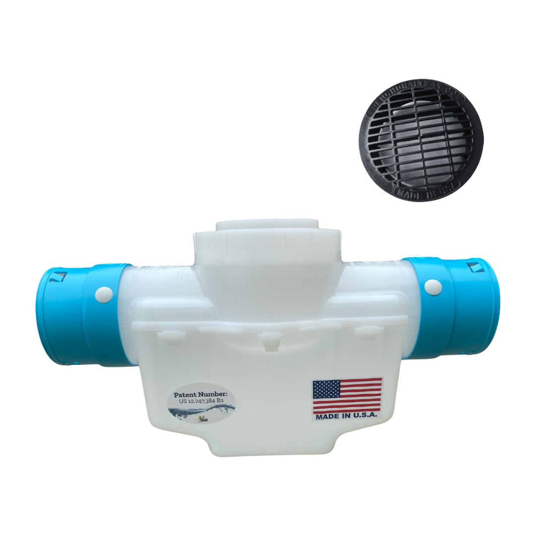 6 Inch Catch Basin</br>Connects to 3½ Corrugated