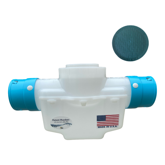 6 Inch Catch Basin</br>Connects to 3½ Corrugated