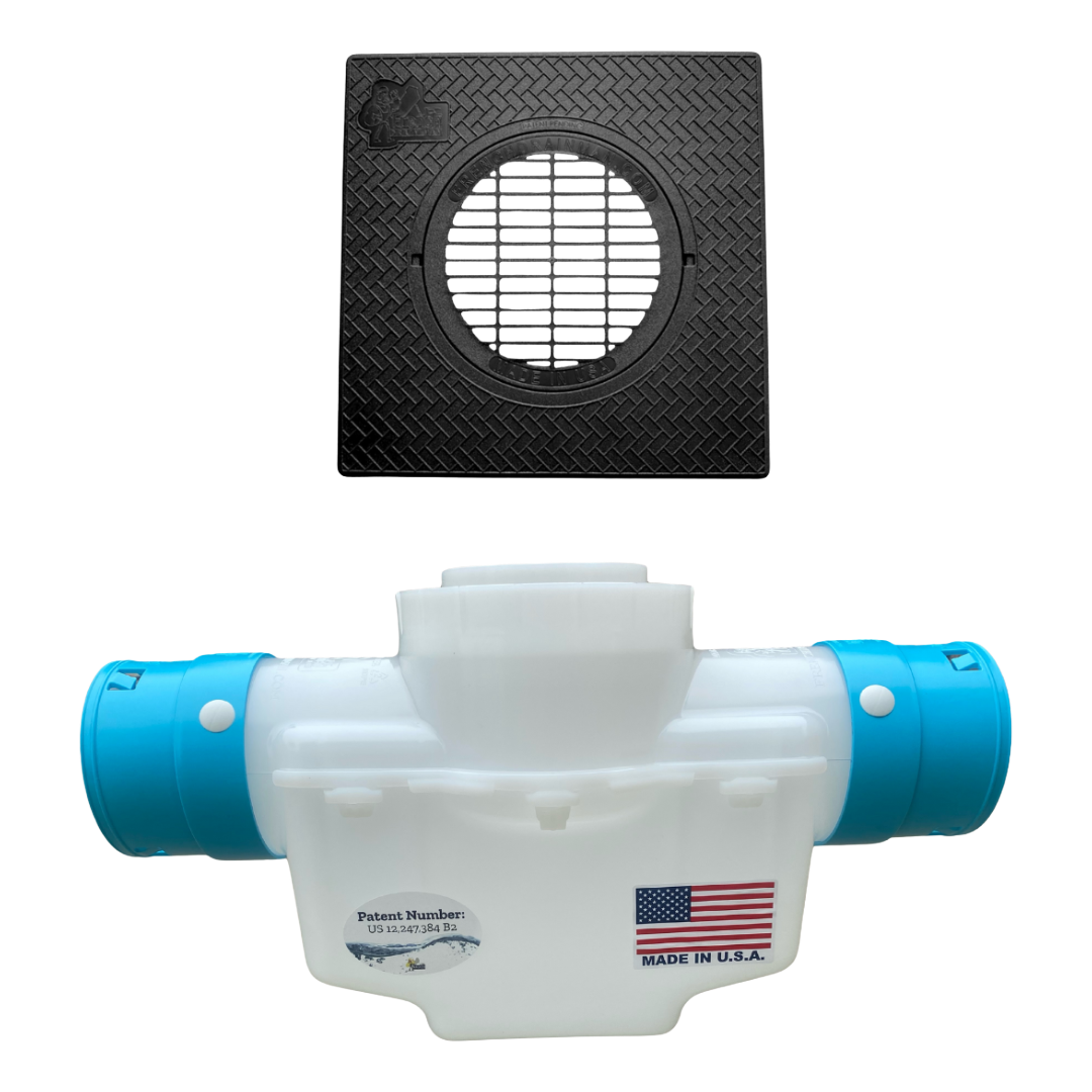 12×12 Catch Basin</br>Connects to 3½ Inch Corrugated