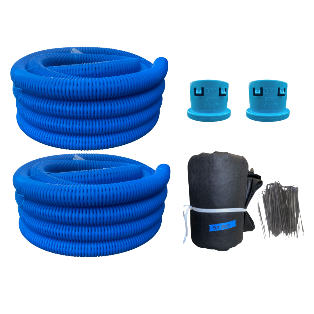 3½ High Octane®</br>Starter French Drain Kit</br>Double Pipe System