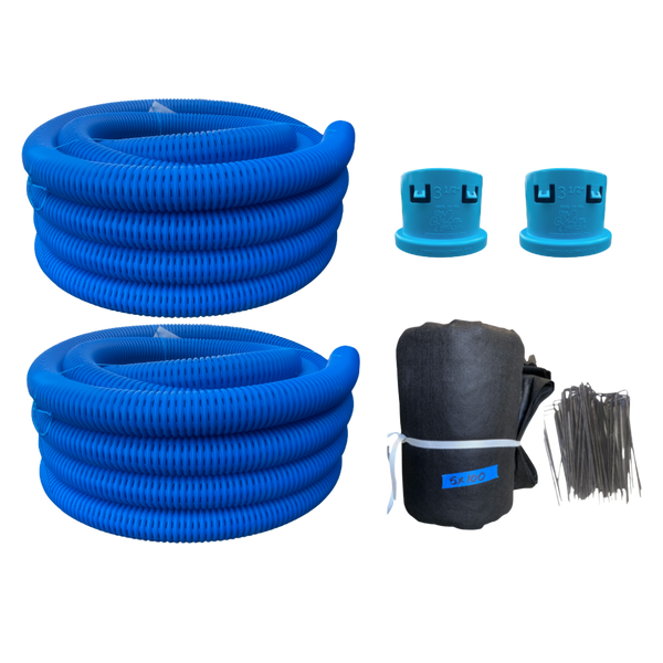 3½ High Octane®</br>Starter French Drain Kit</br>Double Pipe System