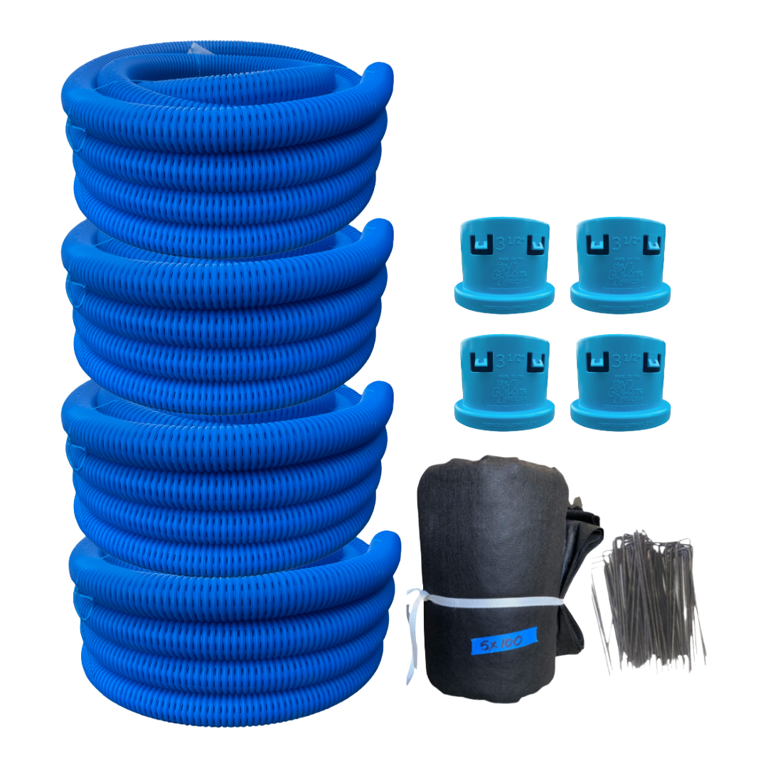 3½ Inch High Octane®Starter Quad Pack Kit – French Drain Man Canada
