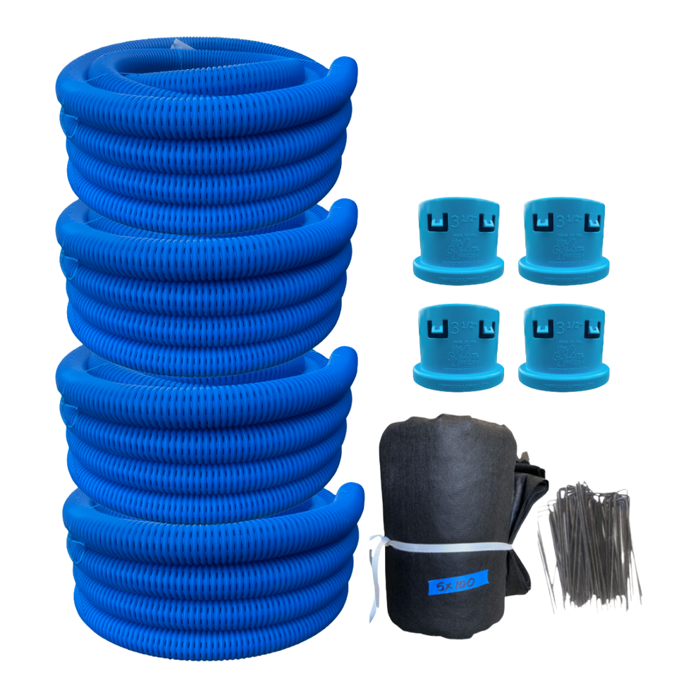 3½ Inch High Octane®Starter Quad Pack Kit – French Drain Man Canada