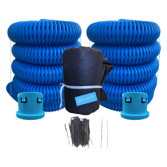 3½ Inch Dual Pipe French Drain Kit