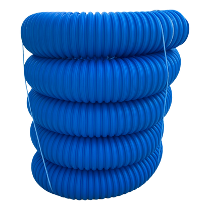 3½ Inch High Octane® Armor Blue Solid Corrugated Pipe