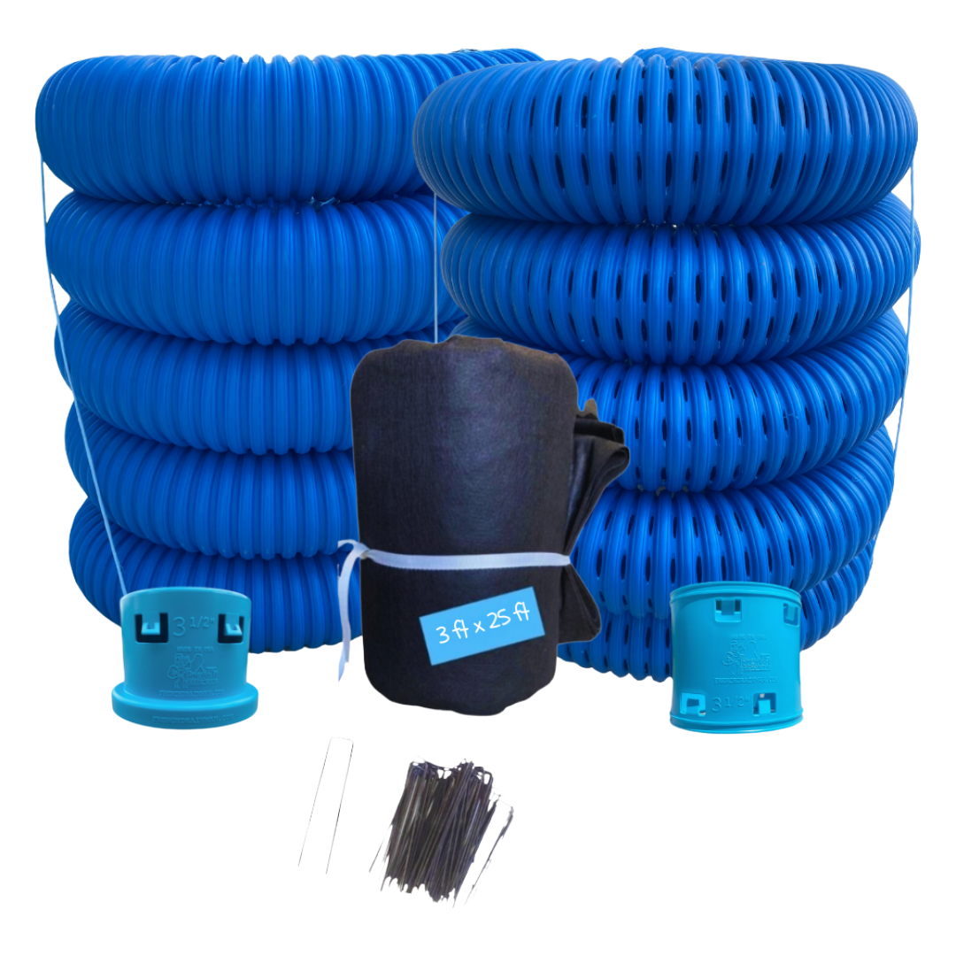 3½ Inch French Drain with Discharge Line (Kit 20)