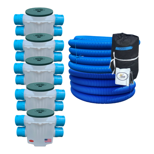 3½ High Octane® French Drain and Yard Drain Combo Kit 200ft