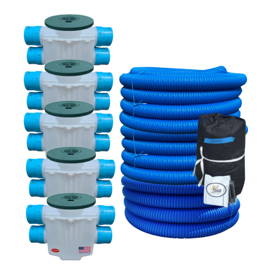 3½ High Octane® French Drain and Yard Drain Combo Kit 300ft