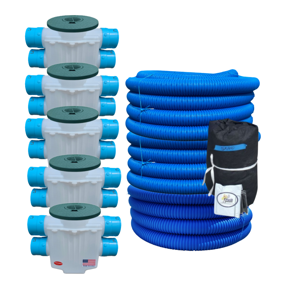 3½ High Octane® French Drain and Yard Drain Combo Kit 300ft – French ...