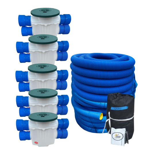 4 Inch High Octane® French Drain and Yard Drain Combo Kit 200ft