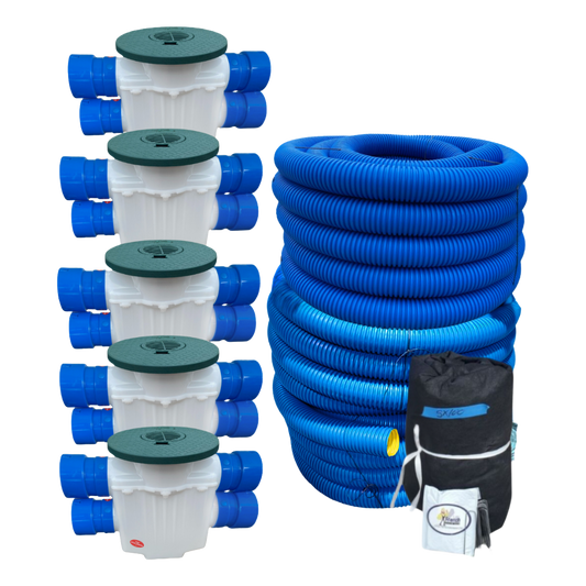 4 Inch High Octane® French Drain and Yard Drain Combo Kit 300ft